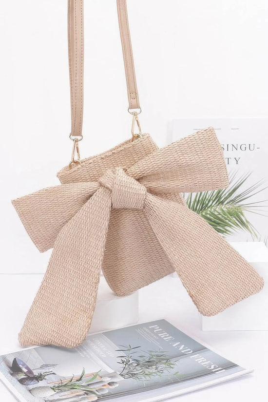 Rectangle with a Ribbon Bow Bliss Clutch - IVORYNN
