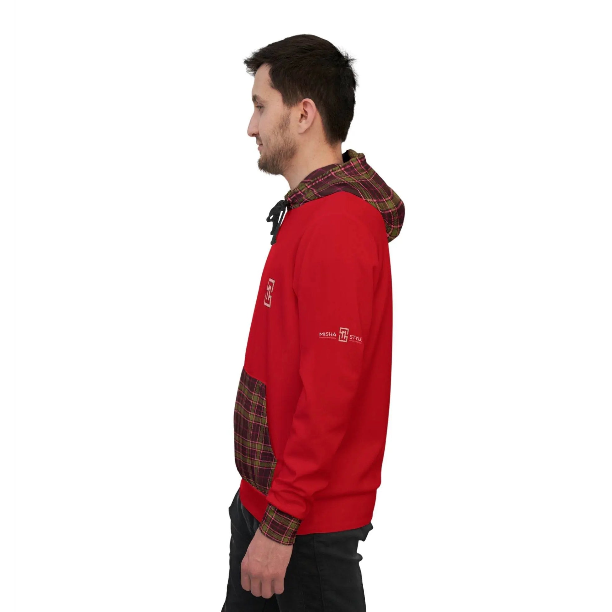 Red Athletic Feldgrau Hoodie - IVORYNN