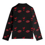 Red Kiss Long Sleeve Pajama Set - IVORYNN