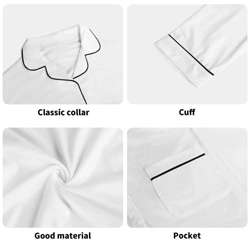 Red Kiss Long Sleeve Pajama Set - IVORYNN