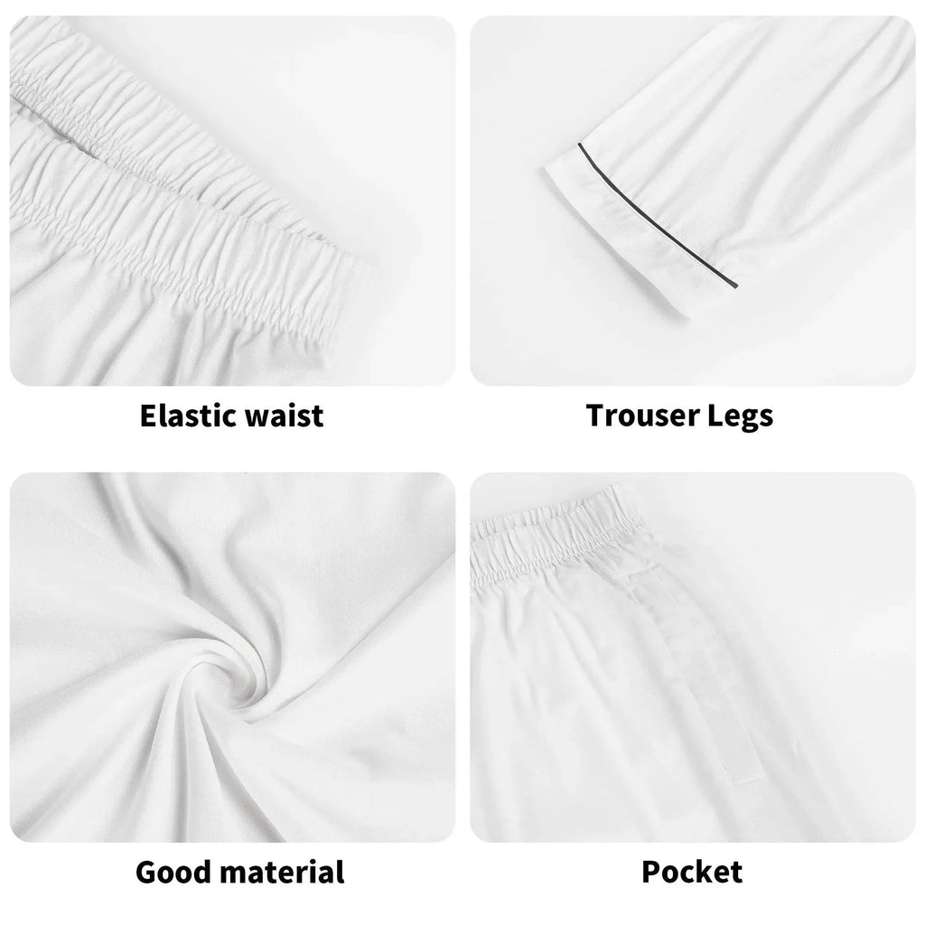 Red Kiss Long Sleeve Pajama Set - IVORYNN