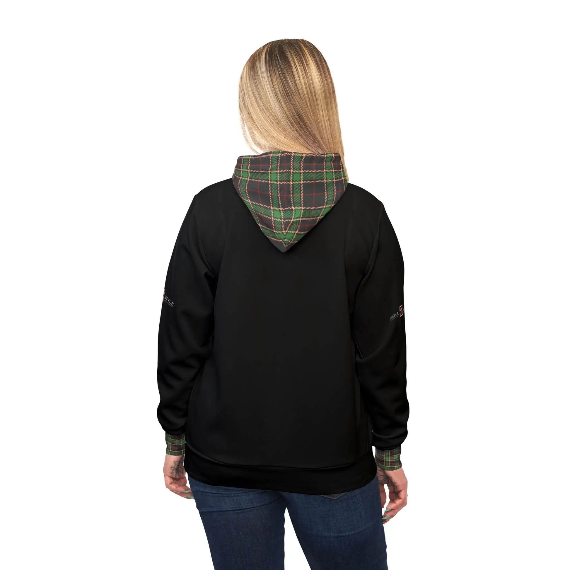 Royal Black Athletic Feldgrau Hoodie - IVORYNN