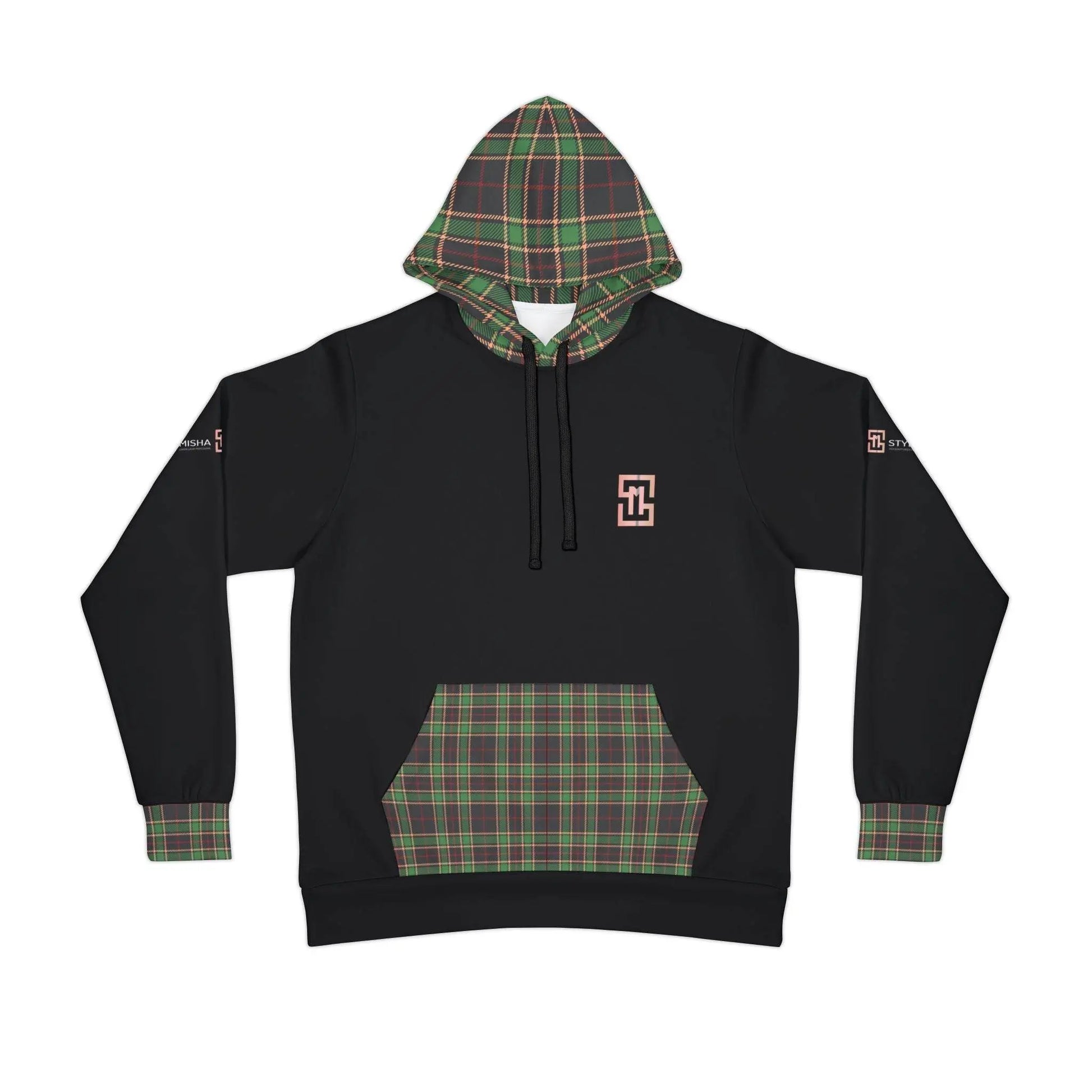 Royal Black Athletic Feldgrau Hoodie - IVORYNN