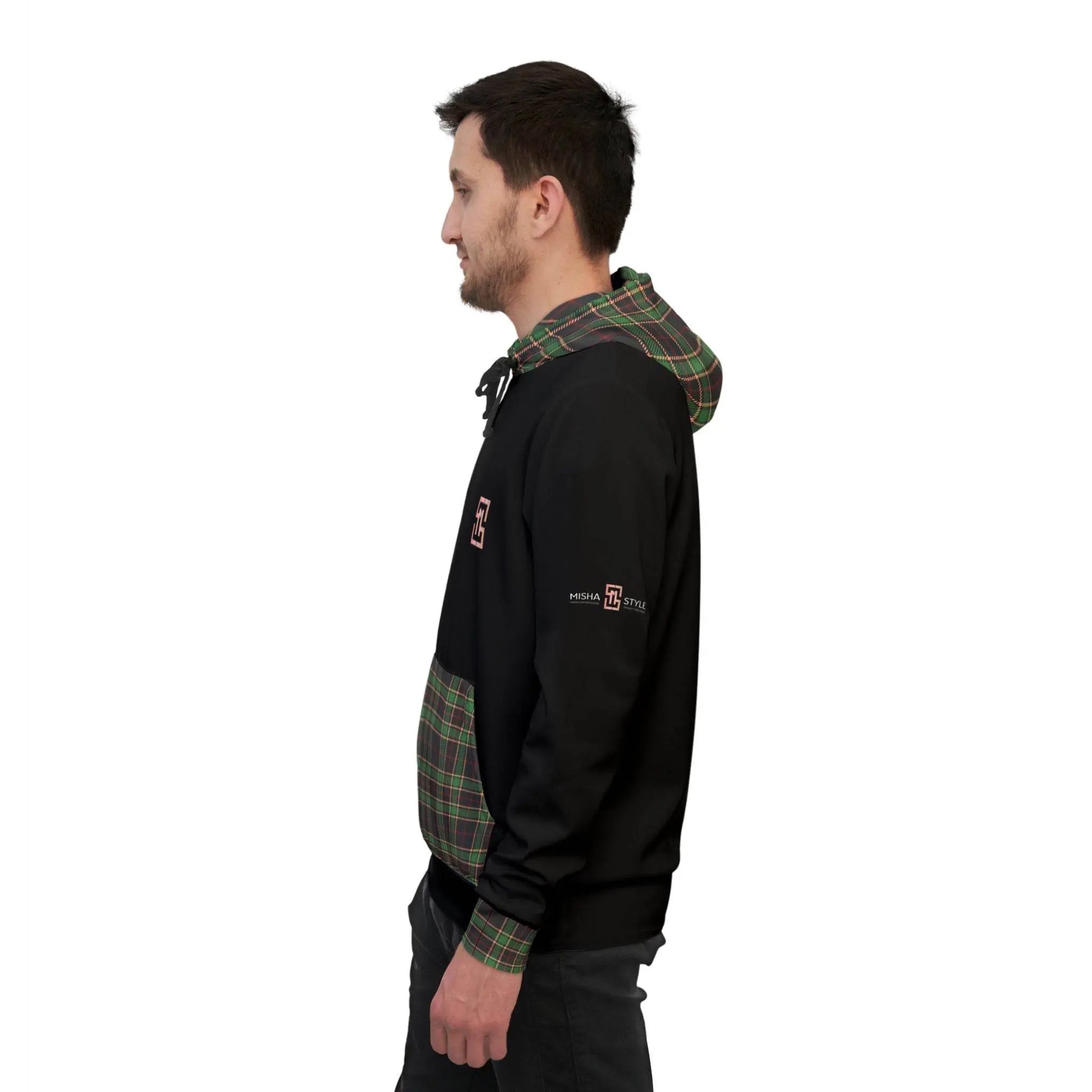 Royal Black Athletic Feldgrau Hoodie - IVORYNN