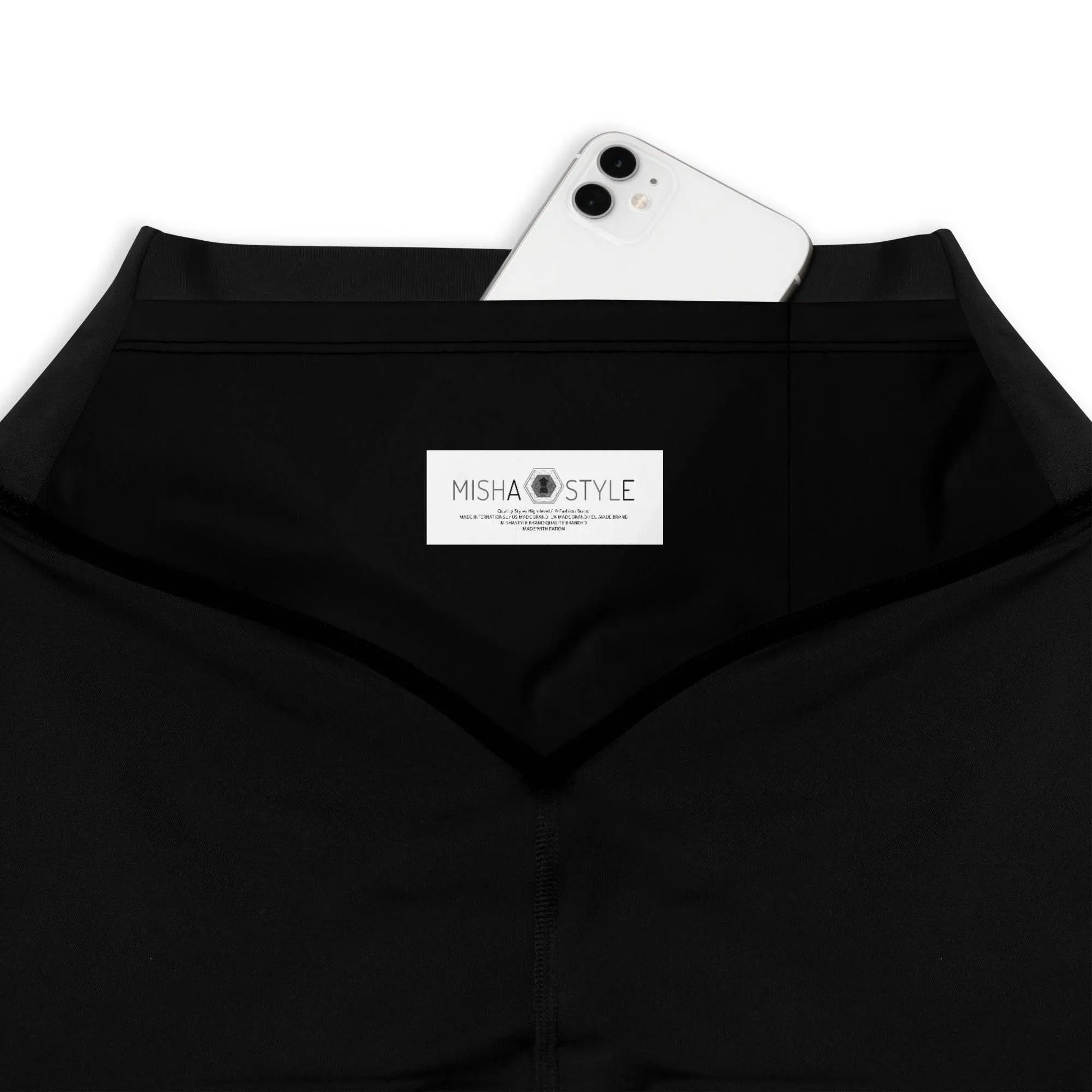 Royal Decoration Black Sports Leggings - IVORYNN