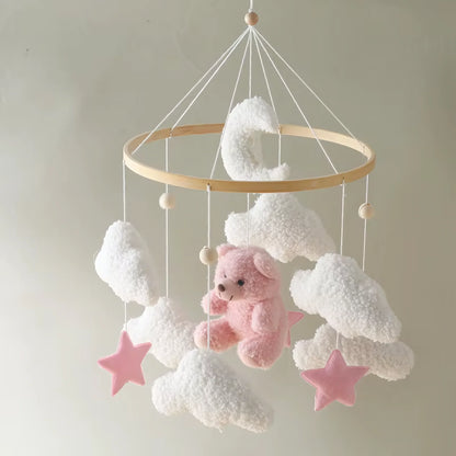 Baby Crib Mobile Rattle Soft Felt Velvet Toys