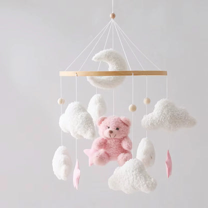 Baby Crib Mobile Rattle Soft Felt Velvet Toys