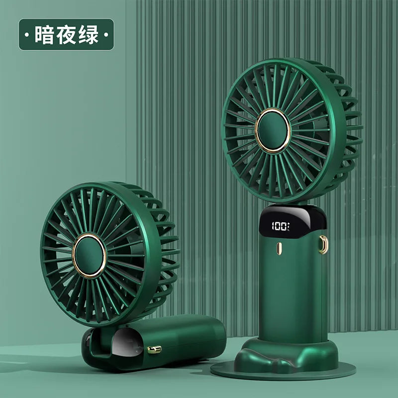Handheld Mini Fan Foldable Portable 1800mAh