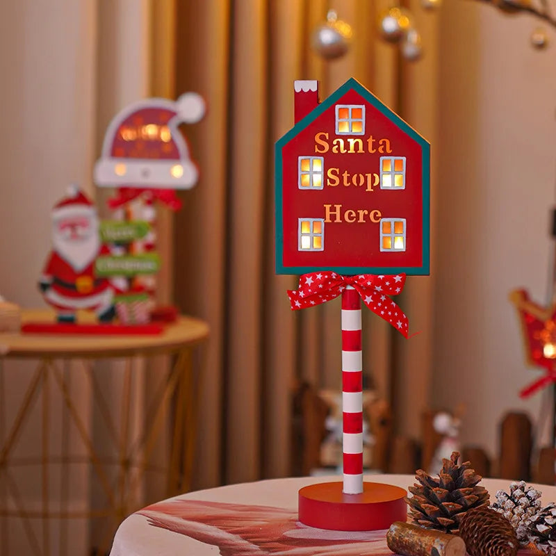 Distinctive Shapes Christmas Retro Lamp LED Light