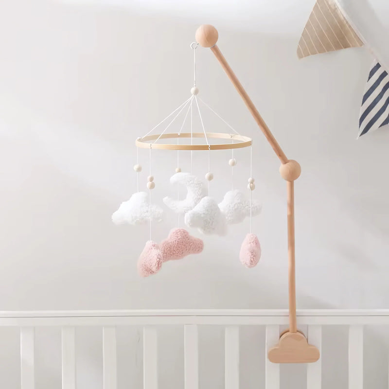 Baby Crib Mobile Rattle Soft Felt Velvet Toys