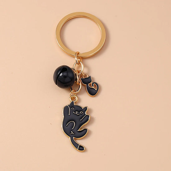 Cute Enamel Handmade Cartoon Animal Keychain