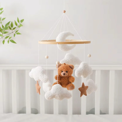 Baby Crib Mobile Rattle Soft Felt Velvet Toys