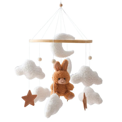 Baby Crib Mobile Rattle Soft Felt Velvet Toys
