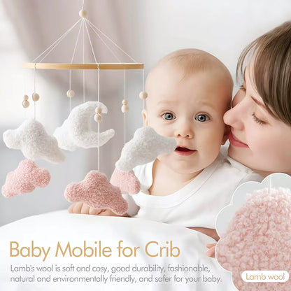 Baby Crib Mobile Rattle Soft Felt Velvet Toys