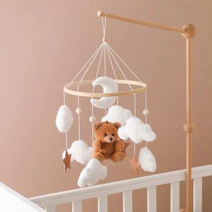 Baby Crib Mobile Rattle Soft Felt Velvet Toys