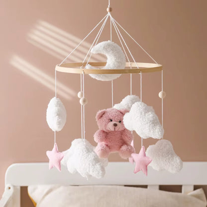 Baby Crib Mobile Rattle Soft Felt Velvet Toys