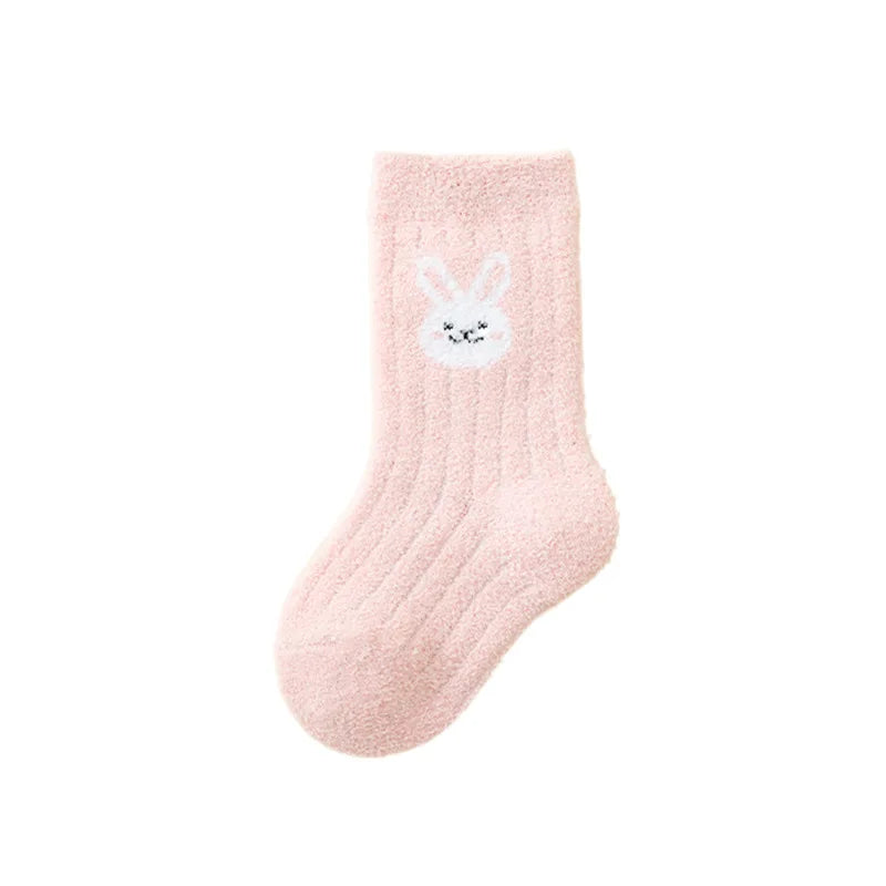 4 Pack Warm Fleece Baby Soft Winter Socks