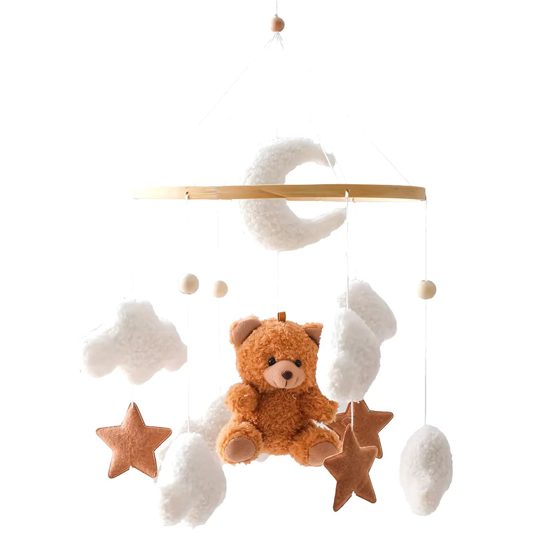 Baby Crib Mobile Rattle Soft Felt Velvet Toys