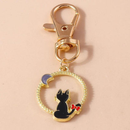 Cute Enamel Handmade Cartoon Animal Keychain