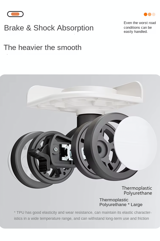 Three-Opening Multi-Functional Travel Gray Luggage