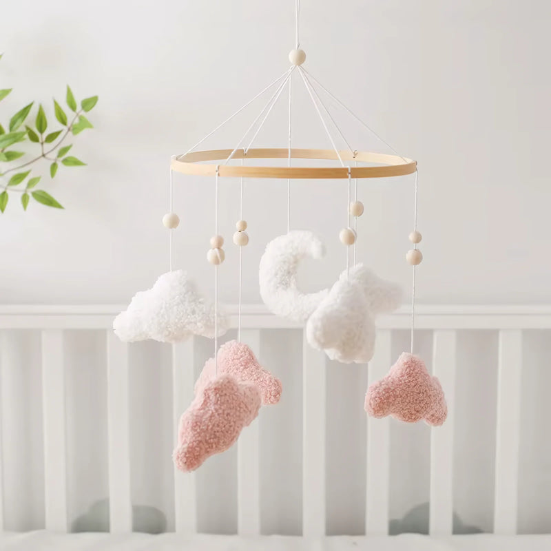 Baby Crib Mobile Rattle Soft Felt Velvet Toys