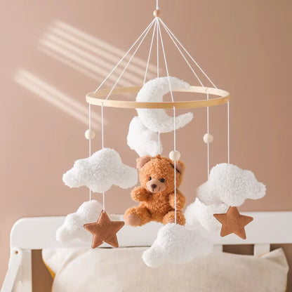 Baby Crib Mobile Rattle Soft Felt Velvet Toys