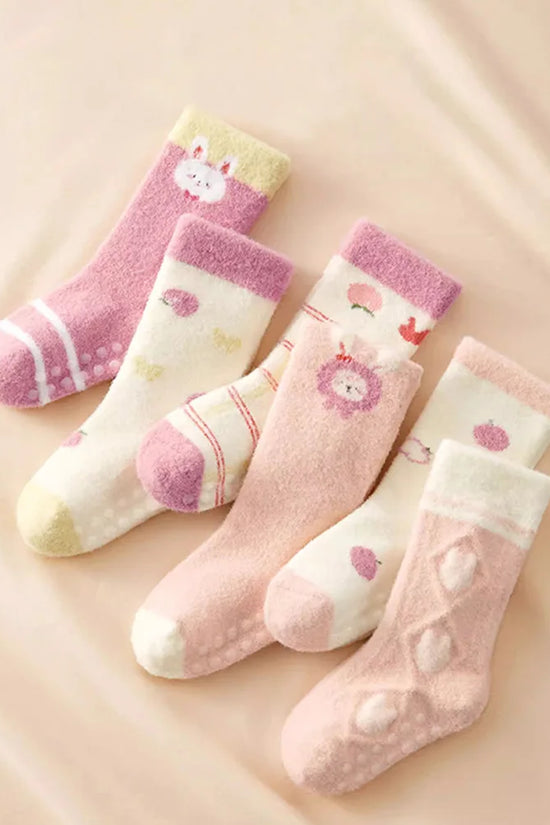 Skin-friendly Thick Warm Soft Baby Knee High Socks