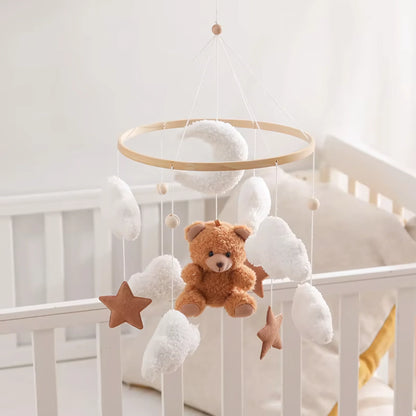 Baby Crib Mobile Rattle Soft Felt Velvet Toys