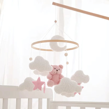 Baby Crib Mobile Rattle Soft Felt Velvet Toys