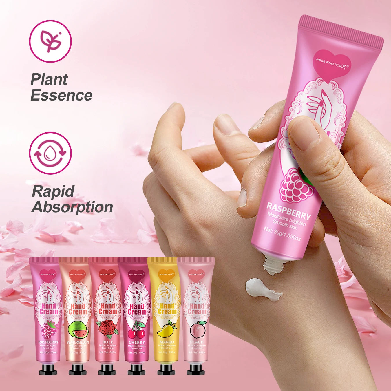 96pcs gift set hand cream and lip balm