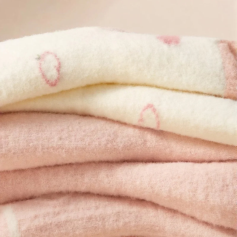 Skin-friendly Thick Warm Soft Baby Knee High Socks