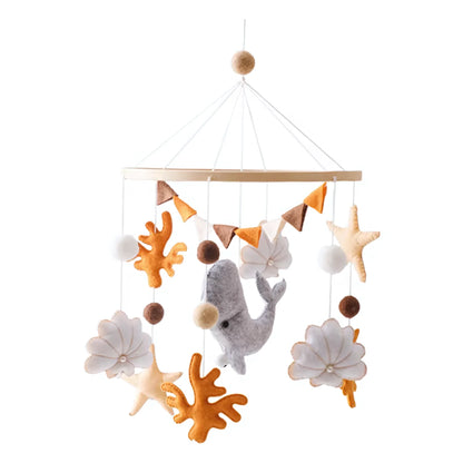 Baby Crib Mobile Rattle Soft Felt Velvet Toys