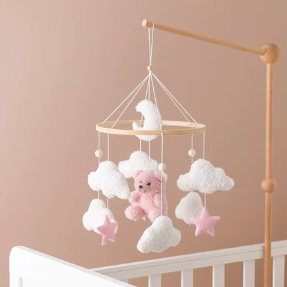 Baby Crib Mobile Rattle Soft Felt Velvet Toys