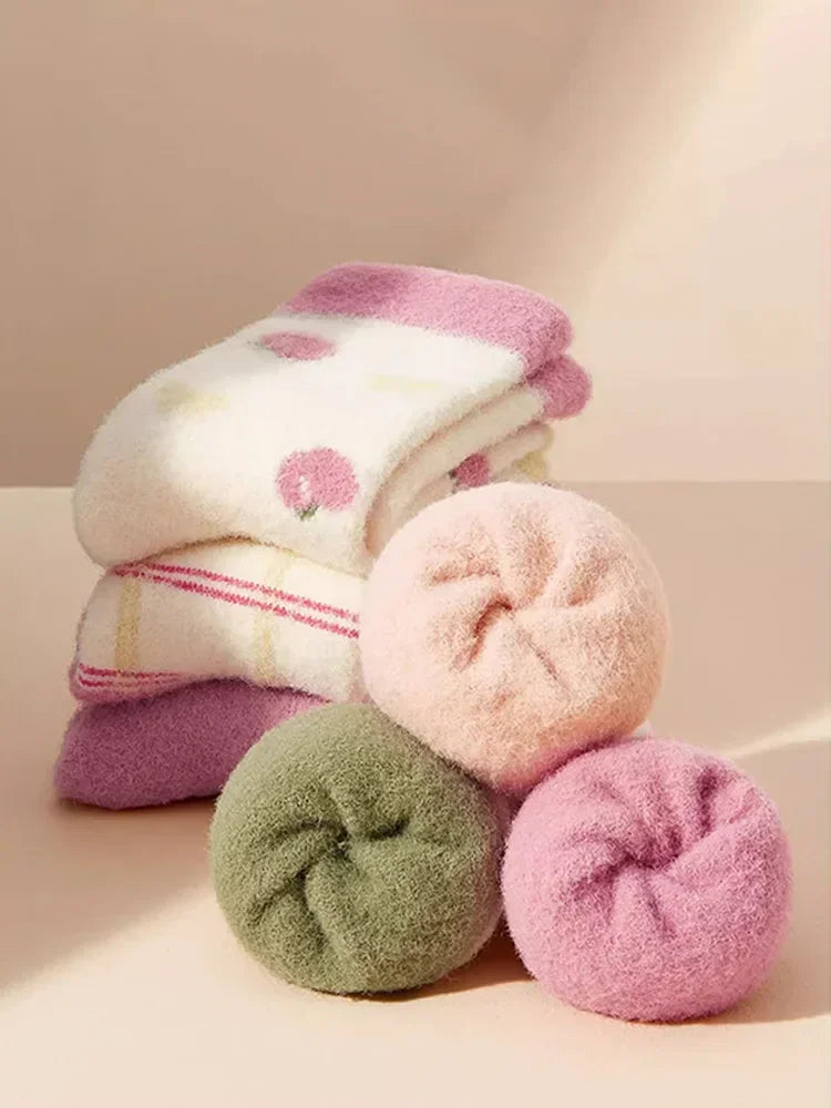 Skin-friendly Thick Warm Soft Baby Knee High Socks