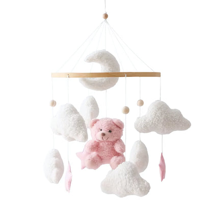 Baby Crib Mobile Rattle Soft Felt Velvet Toys