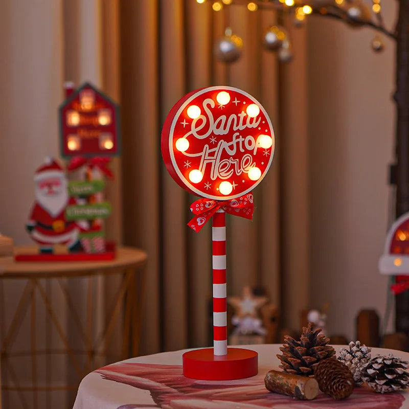 Distinctive Shapes Christmas Retro Lamp LED Light