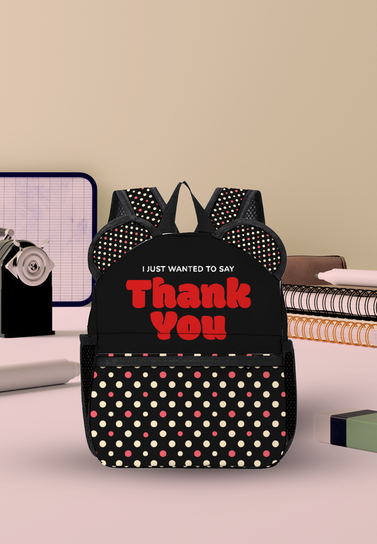Just To Say Thank You Ears Stylish School Backpack