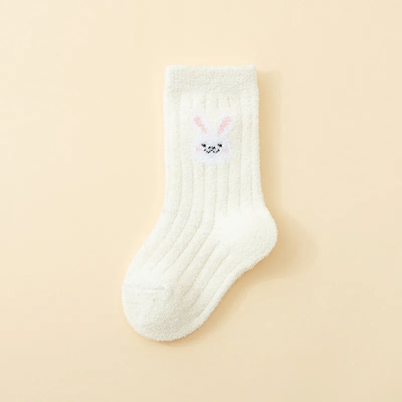 4 Pack Warm Fleece Baby Soft Winter Socks