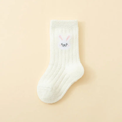 4 Pack Warm Fleece Baby Soft Winter Socks