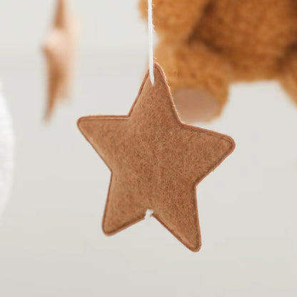 Baby Crib Mobile Rattle Soft Felt Velvet Toys