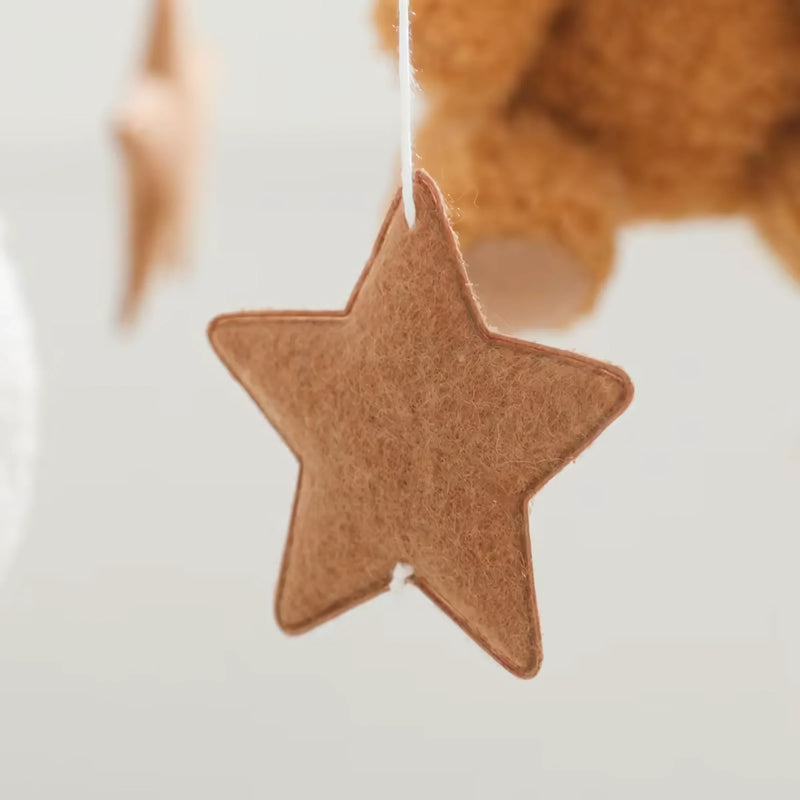 Baby Crib Mobile Rattle Soft Felt Velvet Toys