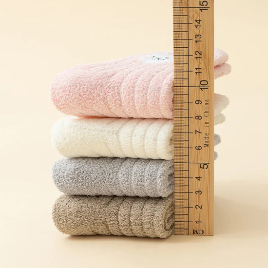 4 Pack Warm Fleece Baby Soft Winter Socks