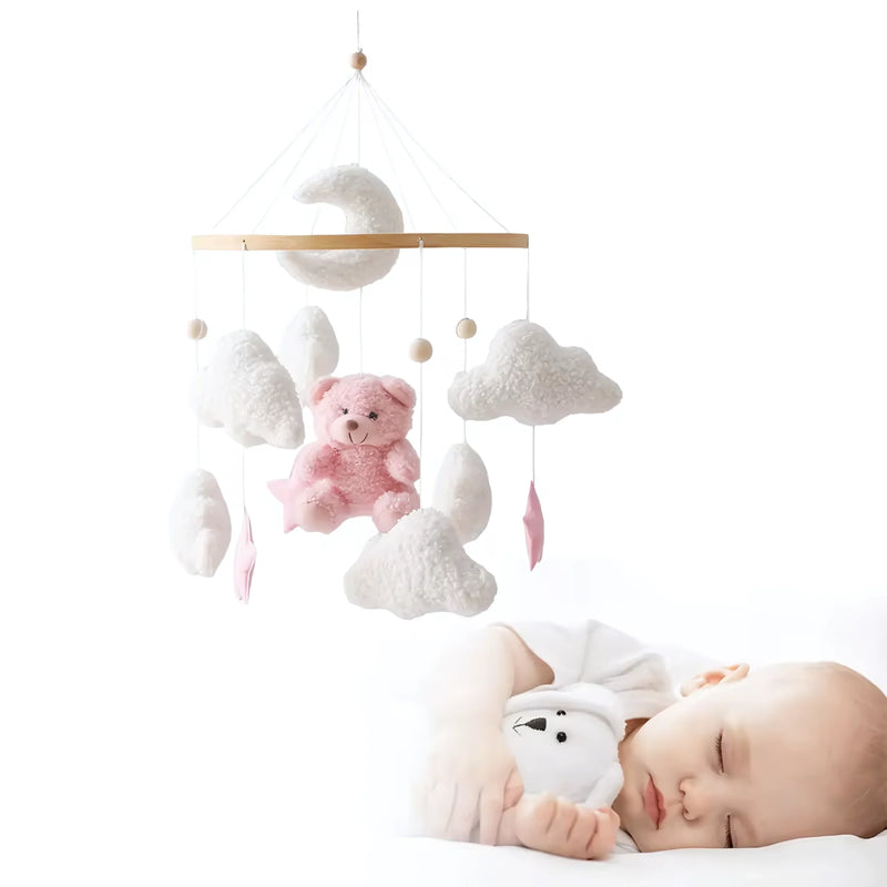 Baby Crib Mobile Rattle Soft Felt Velvet Toys