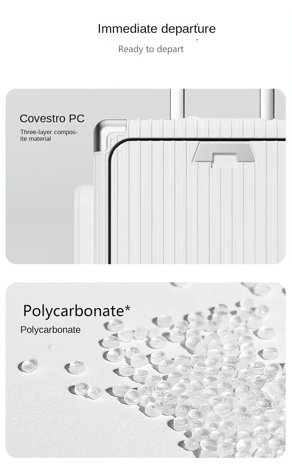 Three-Opening Multi-Functional Travel Pink Luggage