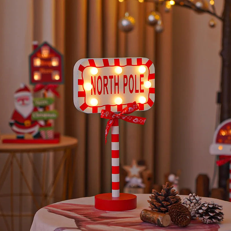 Distinctive Shapes Christmas Retro Lamp LED Light