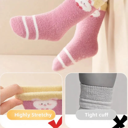 Skin-friendly Thick Warm Soft Baby Knee High Socks