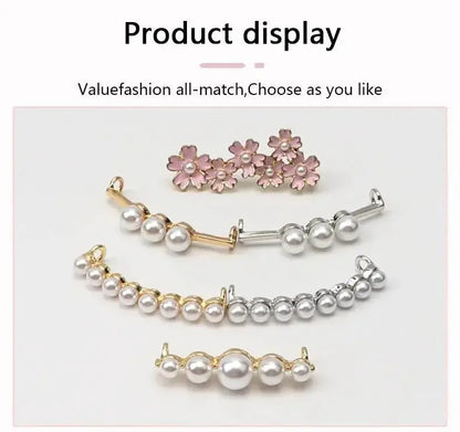 Shoelaces Clips Decoration Shiny Rhinestones - IVORYNN