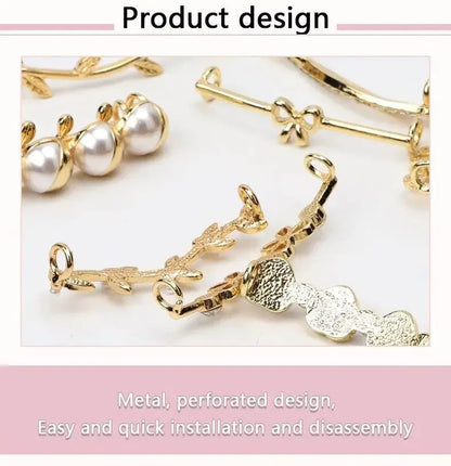 Shoelaces Clips Decoration Shiny Rhinestones - IVORYNN