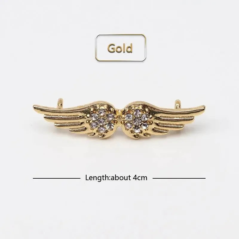 Shoelaces Clips Decoration Shiny Rhinestones - IVORYNN