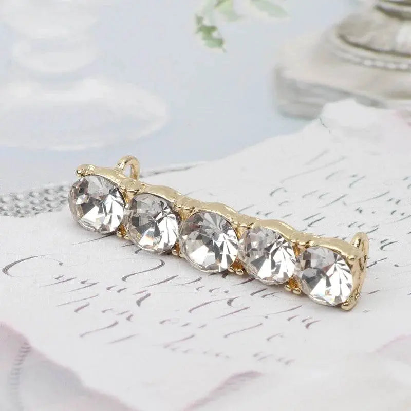 Shoelaces Clips Decoration Shiny Rhinestones - IVORYNN